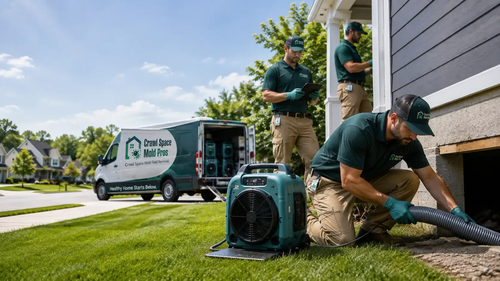 Crawl Space Mold Removal in Montrose, CA
